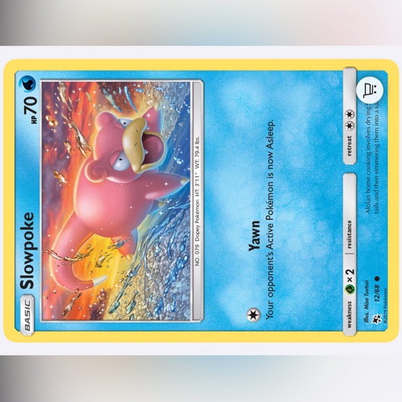 Pokemon - Slowpoke - 12/68 - (Reverse Holo) - Hidden Fates - NM/M - New - Picture 1 of 1